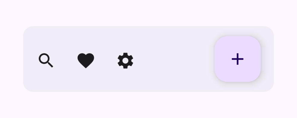 Bottom App Bar preview