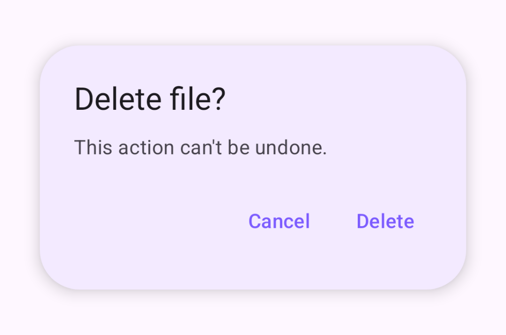 Dialog preview