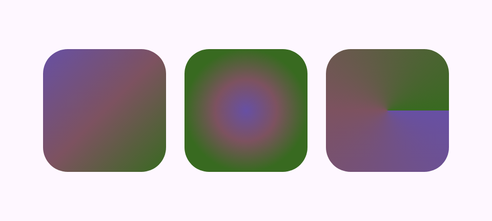 Gradients demos