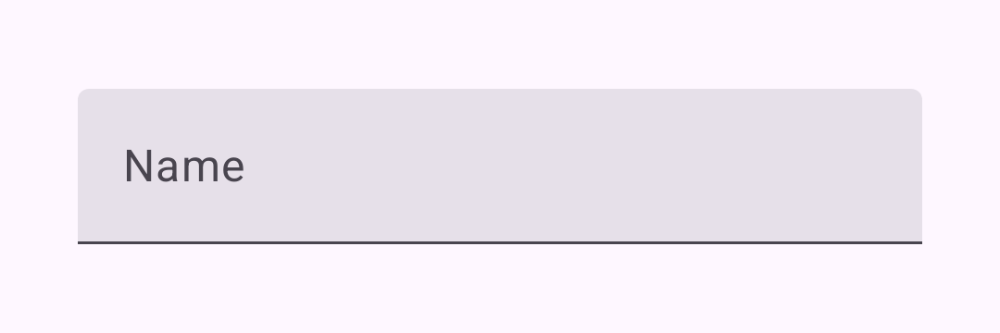Text Field preview